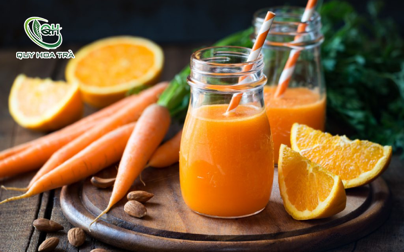 Cà rốt chứa nhiều vitamin tốt cho da